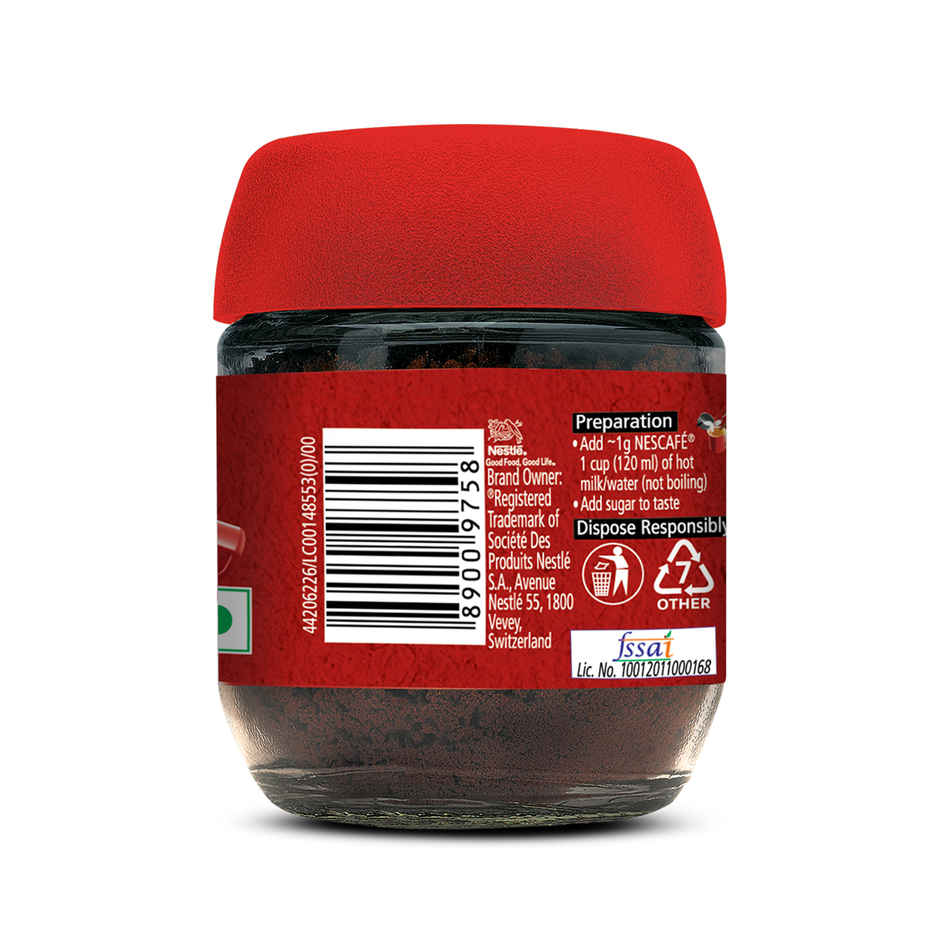 Nescafe Classic - Instant Coffee Powder - 100% Pure Coffee