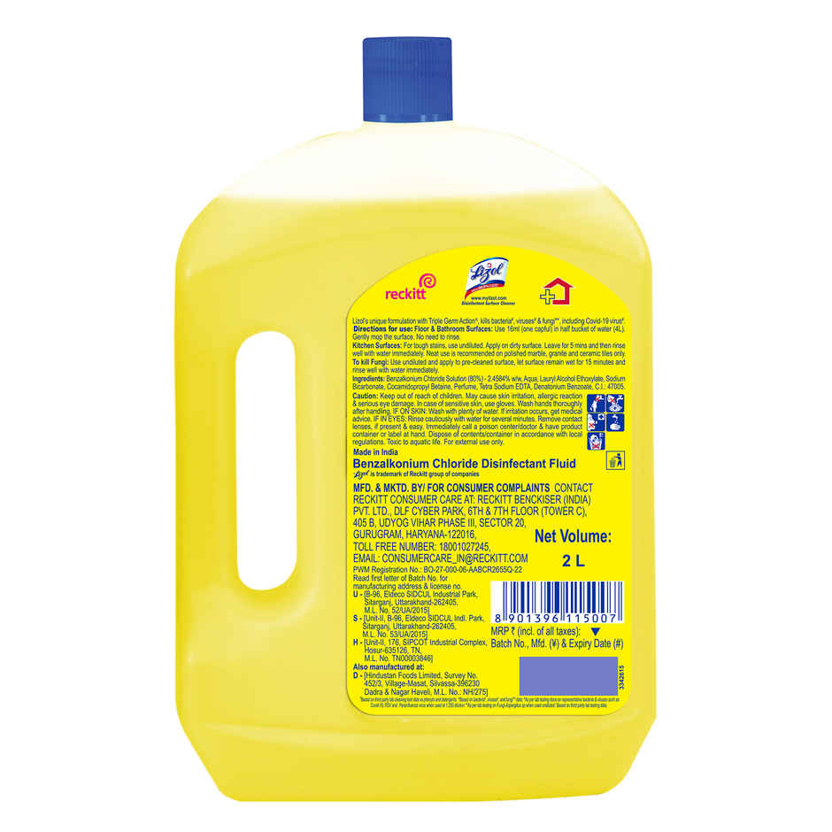 Lizol Citrus Floor Cleaner Liquid