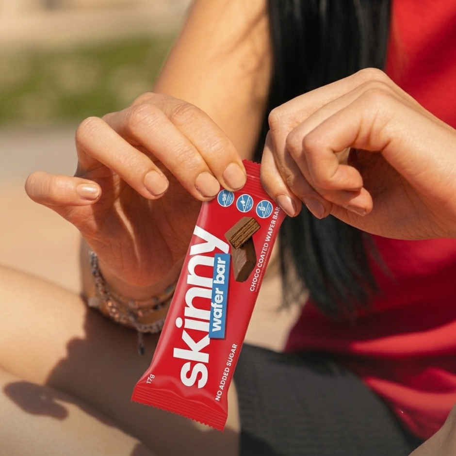 Skinny Choco Coated Wafer Bar | No Added Sugar
