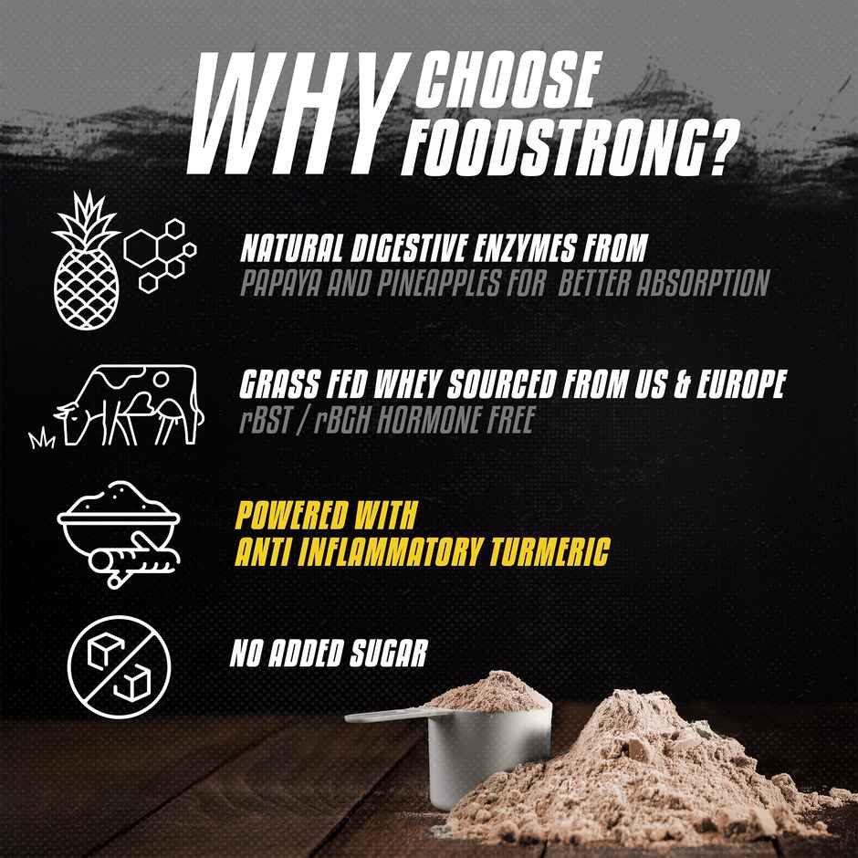 Foodstrong Whey Protein Isolate Coffee