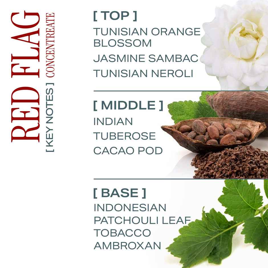 HIRA Red Flag Eau De Perfume Mini for Women with Tuberose & Patchouli Notes