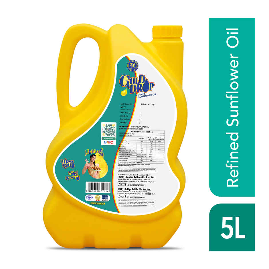 Gold Drop Sunflower Oil | Jar