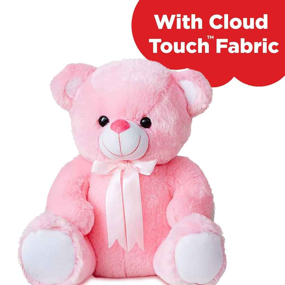 Michelle's Teddy Pink Fur - 20 cm Plush Soft Toy for Kids and Adult | Perfect For Gifting