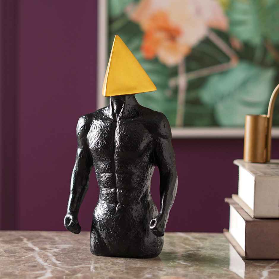 The Artment Geometric Marvel MuscleCraft Accent Showpiece for Home Décor