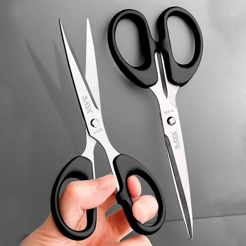 Saya Premium Stainless Steel Scissors - 8.25 in Precision Cutting Shears | Assorted