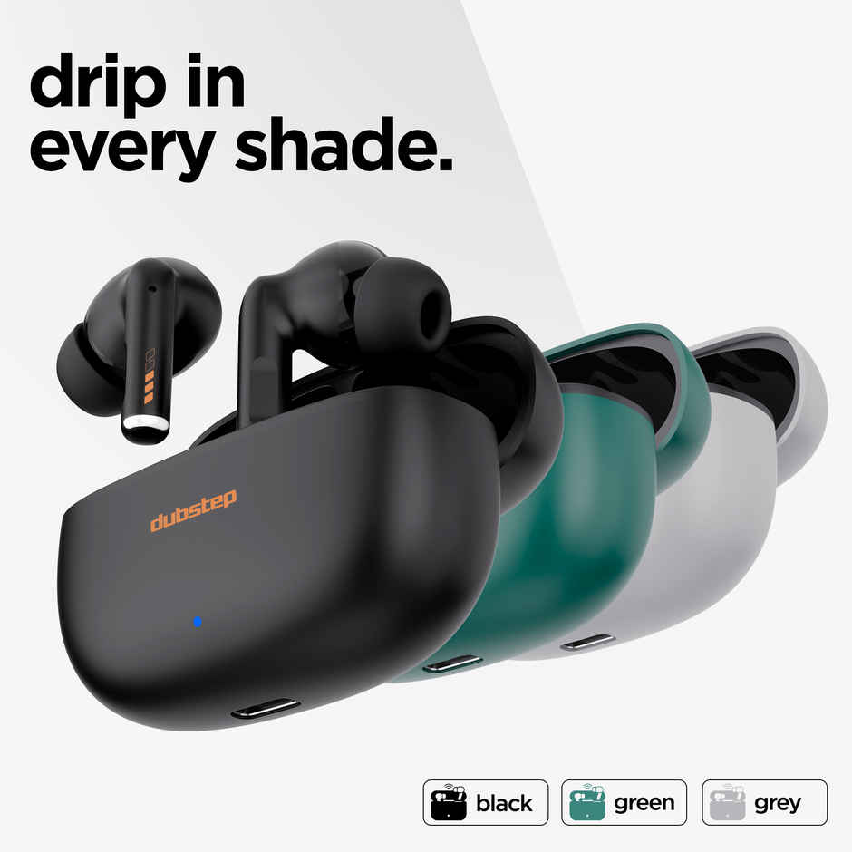 Dubstep Buzz X11 With 60 Hrs Playtime ENC TWS Earbuds | Black