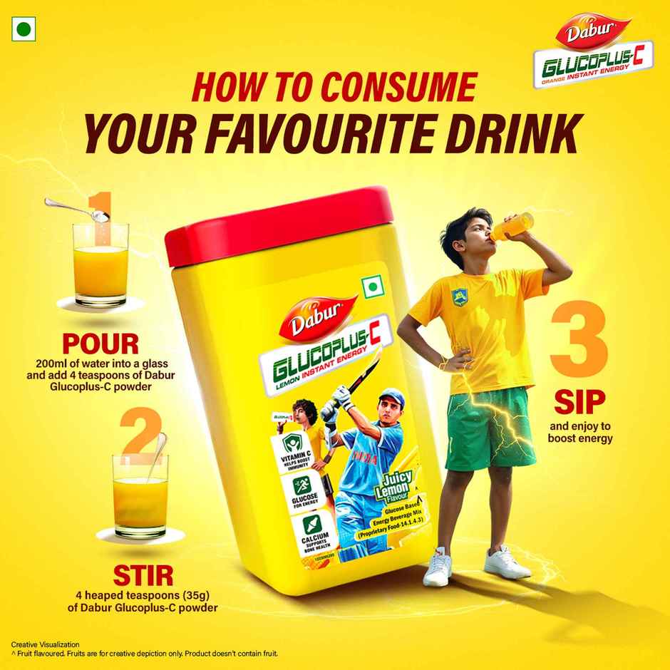 Dabur Health Care Lemon Glucoplus-C