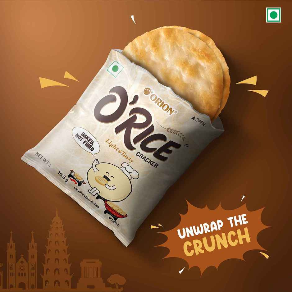 Orion O'rice Cracker - Baked Korean Snack