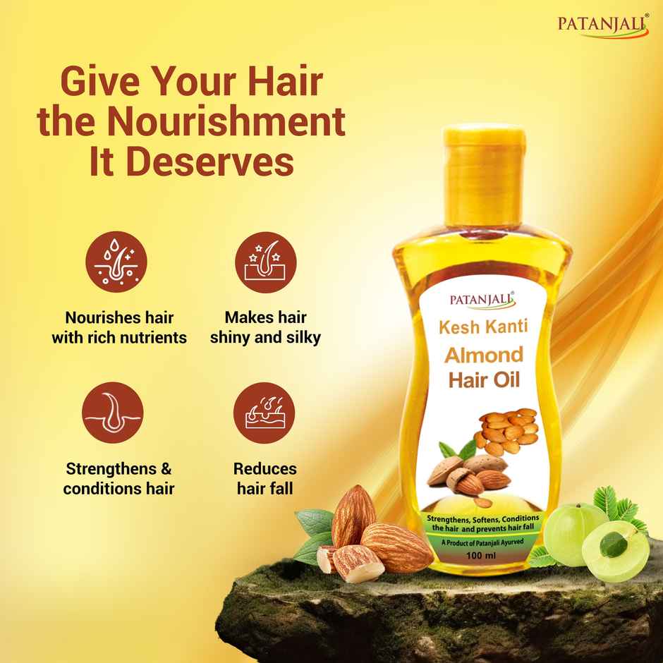 Patanjali Almond Hair Oil