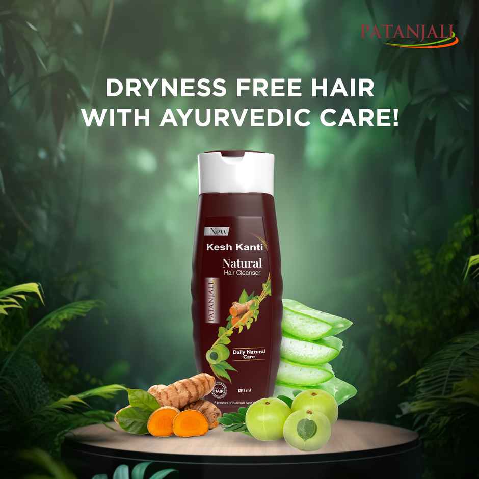 Patanjali Kesh Kanti Reetha Hair Cleanser Ritha Shampoo Scalp Cleansers for Strong Hair