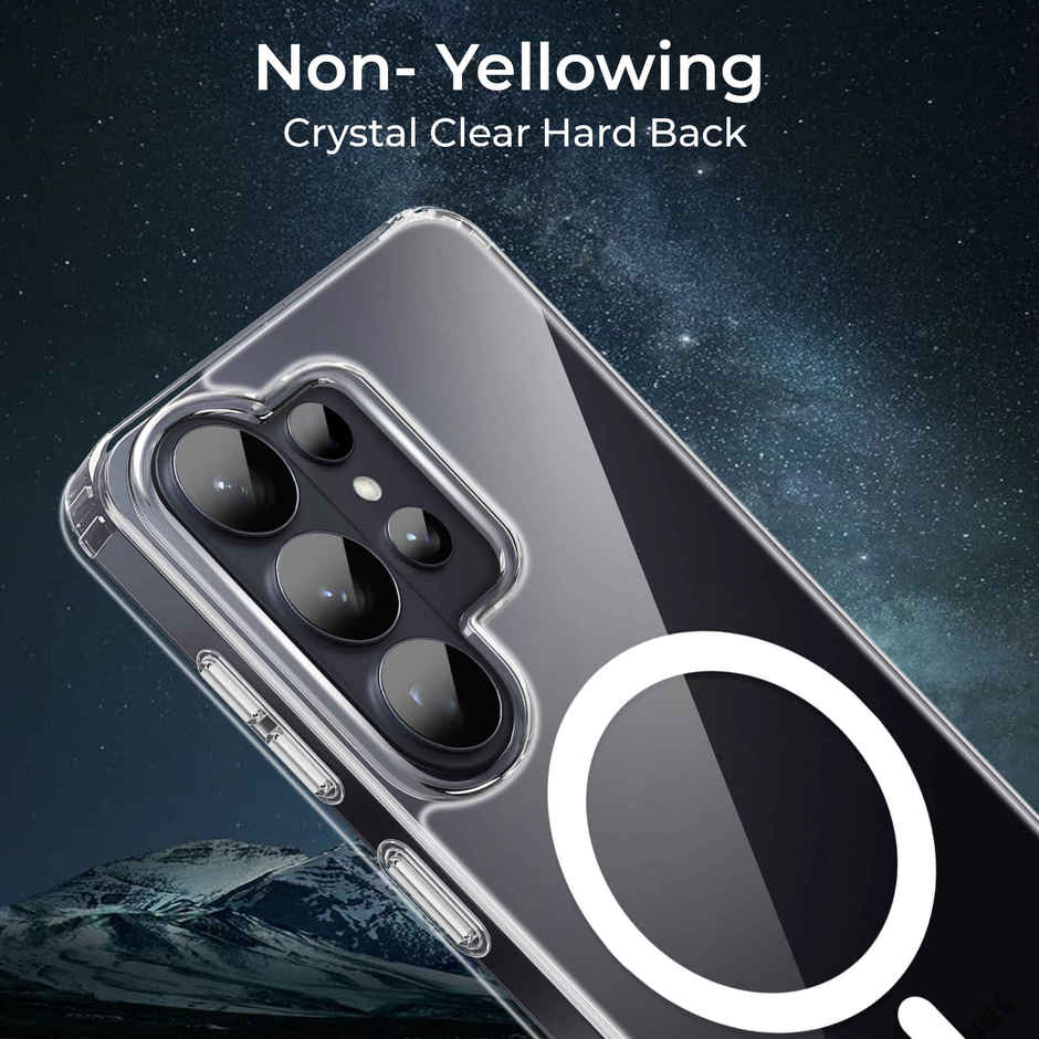 Artistque Case For Samsung Galaxy S26 Ultra 5G Back Cover | Transparent Clear Magsafe Cover