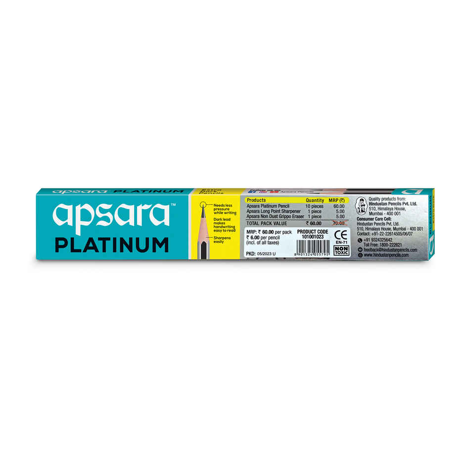 Apsara Platinum Extra Dark Pencil Combo