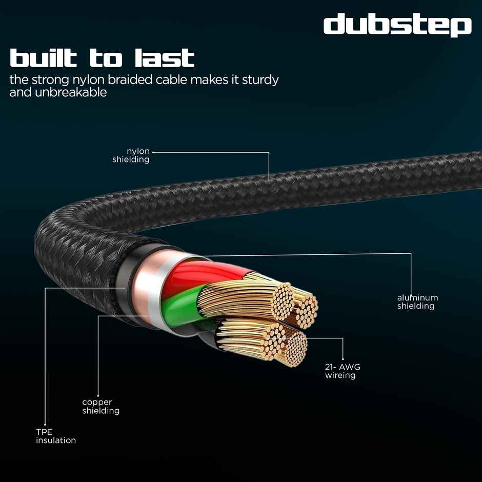 Dubstep Blaze HDMI 4K High Speed 1.5M HDMI To HDMI Cable (Black)
