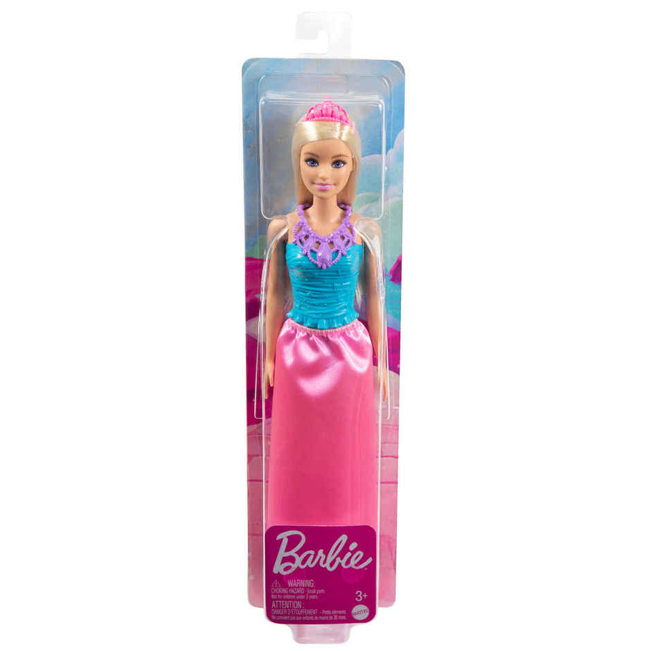 Barbie Dreamtopia Princess Doll Blonde Pink Skirt and Tiara