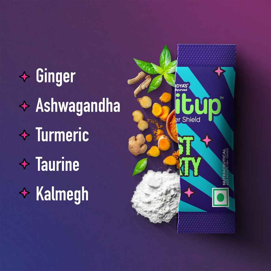 Dr. Vaidya's Livitup Post Party Fix | Helps Prevent Headache | Nausea & Acidity