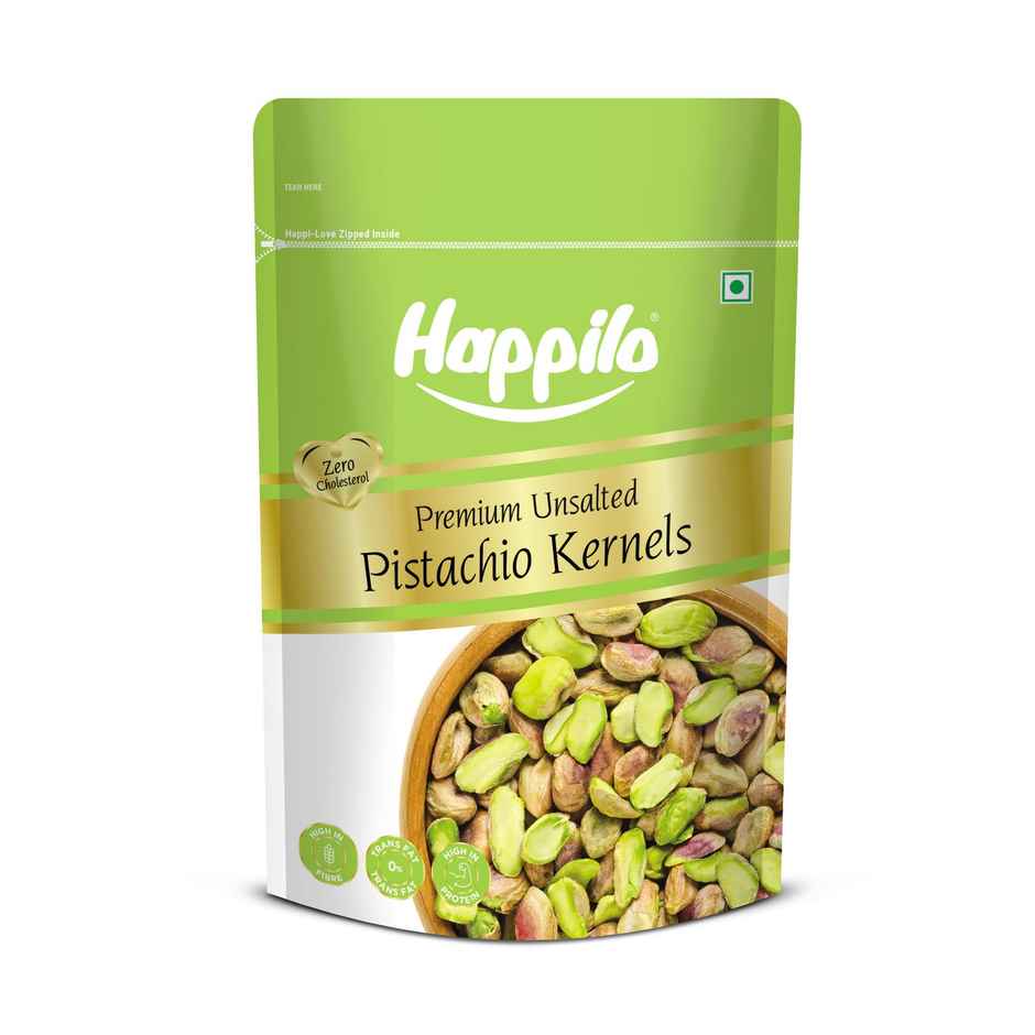 Happilo Premium Unsalted Pista Kernels|Dry Fruits