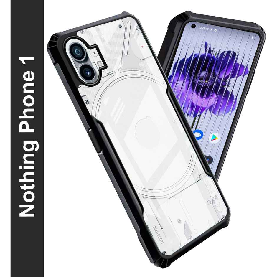 Artistque Case for Nothing Phone 1 Back Cover | Transparent Shockproof TPU Cover