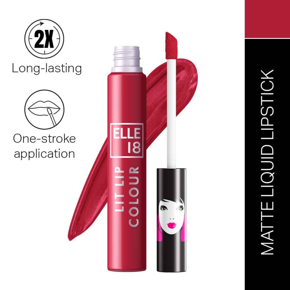 Elle 18 Liquid Lip Color | Wanderlust Red