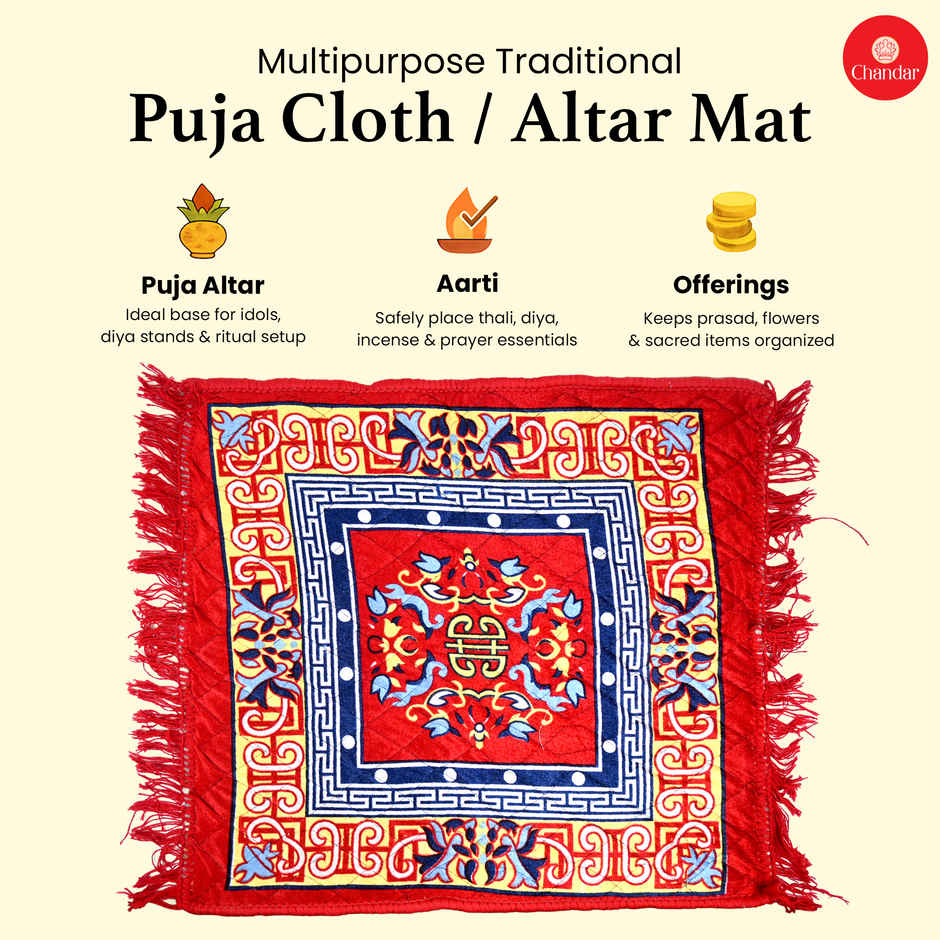 Puja Asan | Traditional & Authentic | Chandar