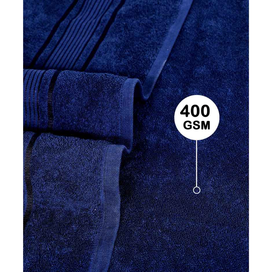 Dream Living Pure Cotton Hand Towel 400 Gsm | Navy - 40 x 60 cm