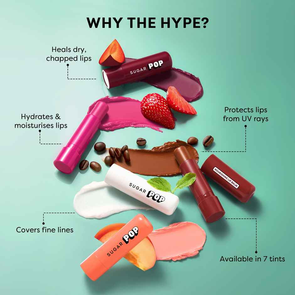 SUGAR POP Nourishing Uv Protection Hydrating Lip Balm Cherry 02