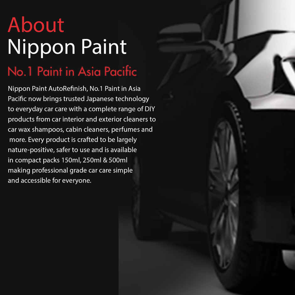 Nippon Paint n Shield Windshield Wash Dilutable Concentrate for Powerful Cleaning