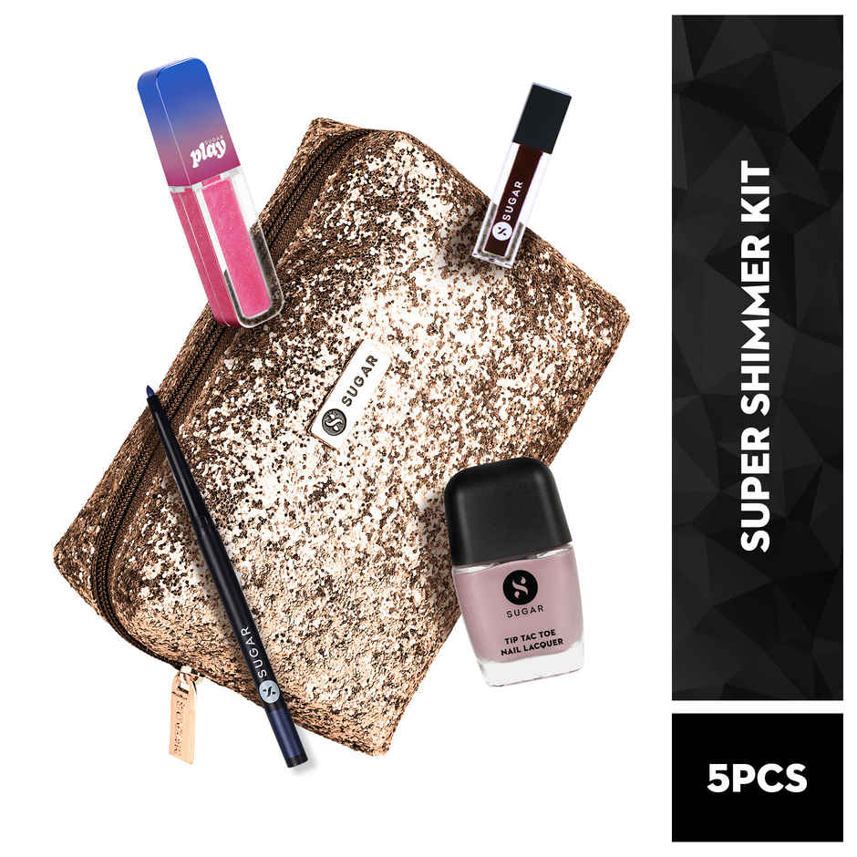 SUGAR Cosmetics Super Shimmer Kit (Pack of 5)