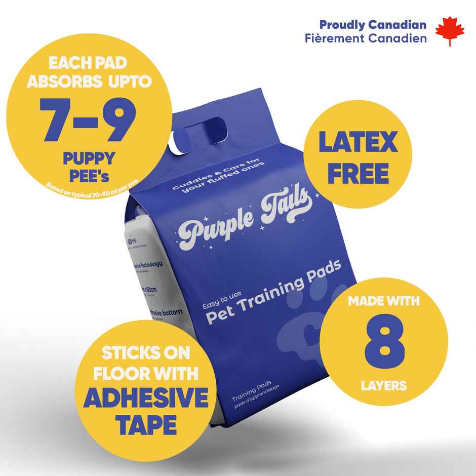 Purple Tails Medium Pet Training Pads