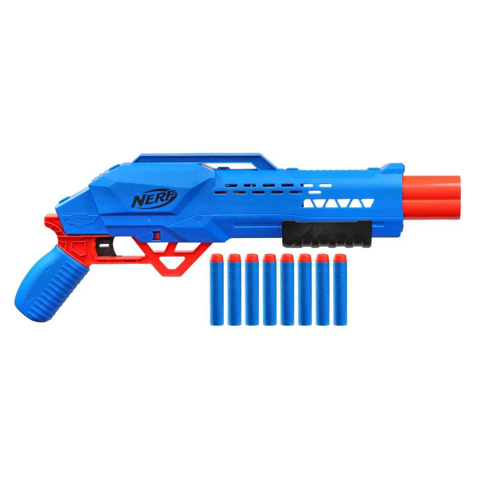 Nerf Alpha Strike Big Cat DB-2 Blaster | Double-Barrel | 8 Nerf Elite Darts | Toy Gun