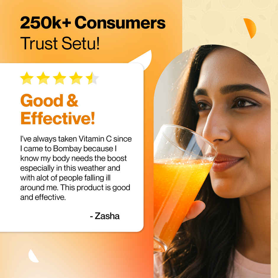 Setu Vitamin C Effervescent Tablets for Immuntiy