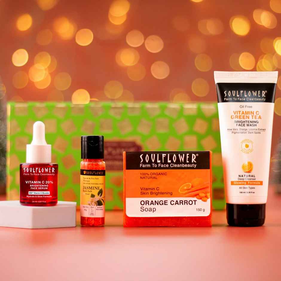Soulflower Mothers Day Vitamin C Orange Glam Box | Gifting Set for Her 1.0 PIECE