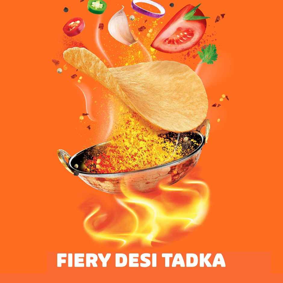 Kellogg's Pringles Potato Chips Desi Masala Tadka Flavour