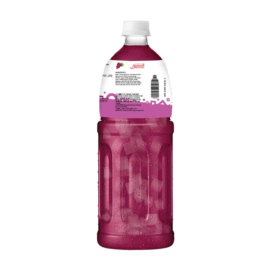 Mogu Mogu Grape Fruit Drink with Nata de Coco
