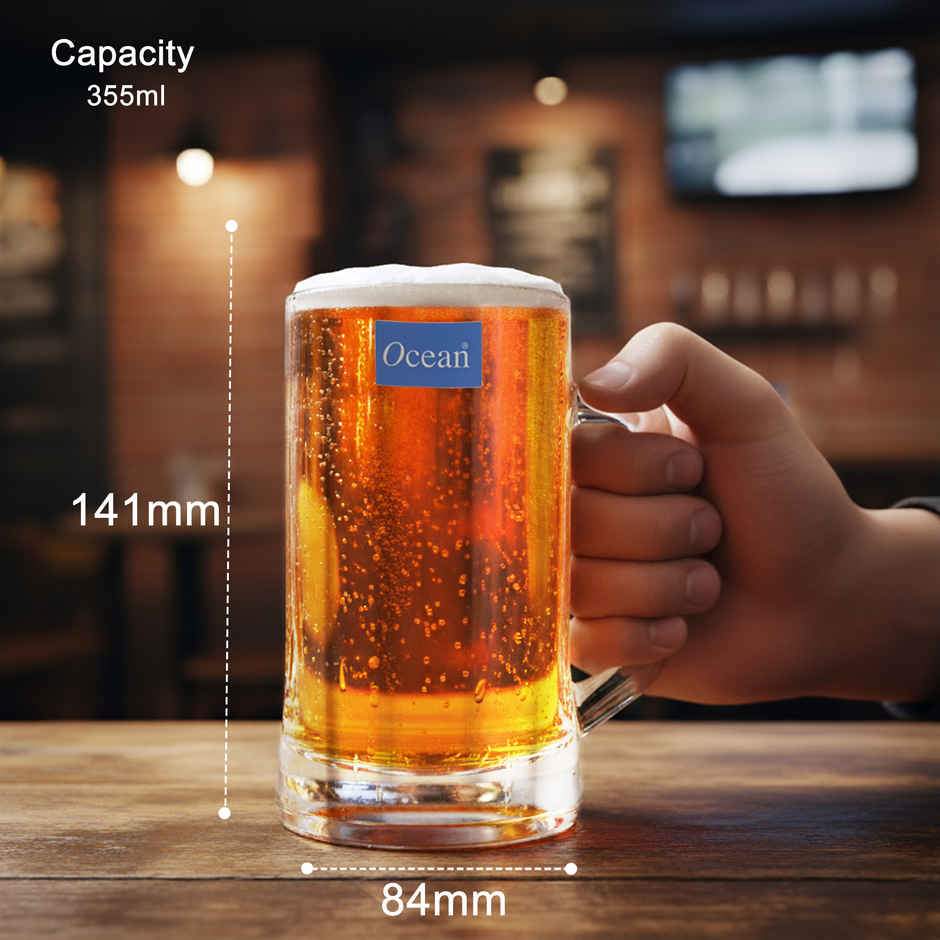 Ocean Munich Beer Mug | 355 ml | 2 pcs
