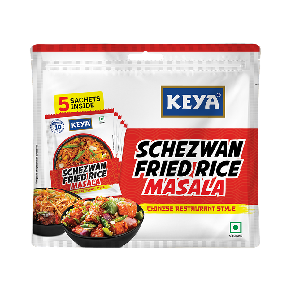 Keya Schezwan Fried Rice Masala Pouch (Pack Of 5)