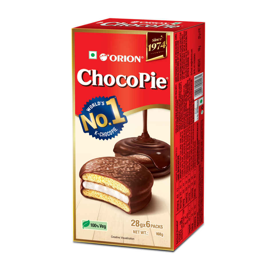 Orion Chocolate Choco Pie | Artificial Colour-free and Preservative-free Combo