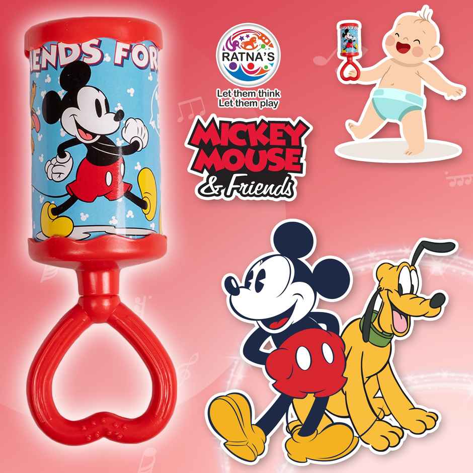 Ratna's Mickey Mouse Baby Rattle | Assorted