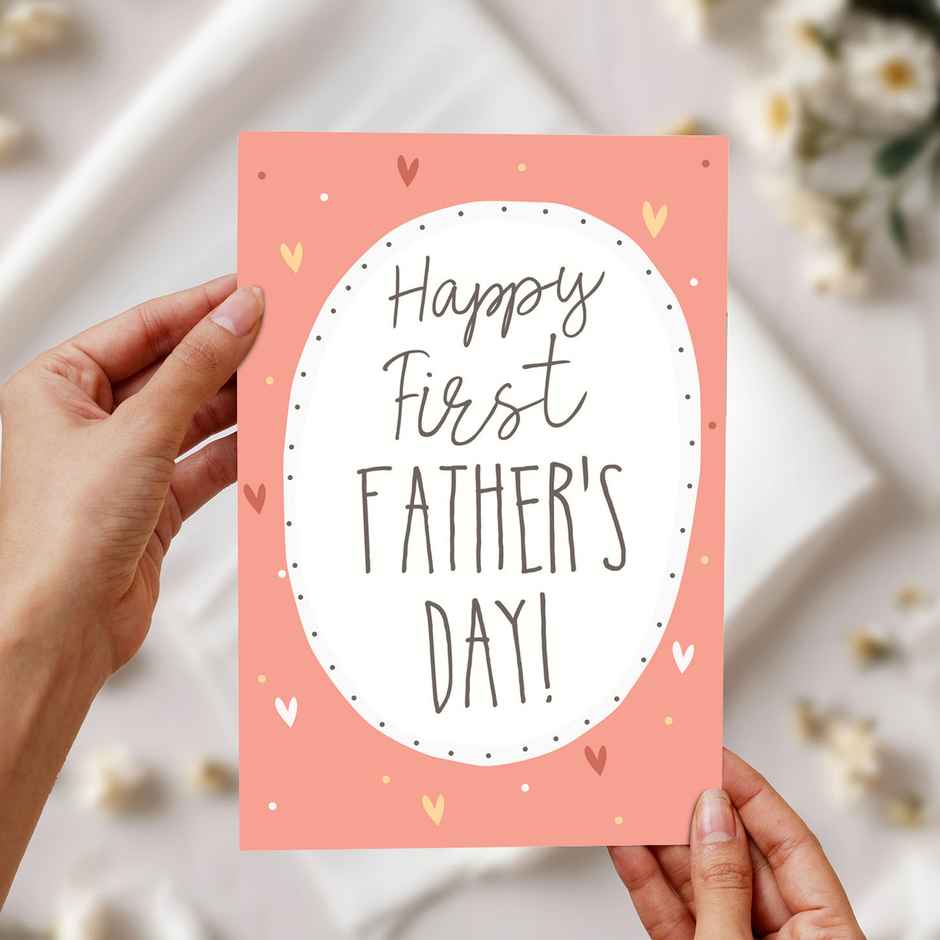 Bella Vita Organic Ceo Man Eau De Parfum For Men Long-Lasting Hints Of Lemon And Sugar (100ml) & Oye Happy Happy 1St Father'S Day Card (1pc) Combo