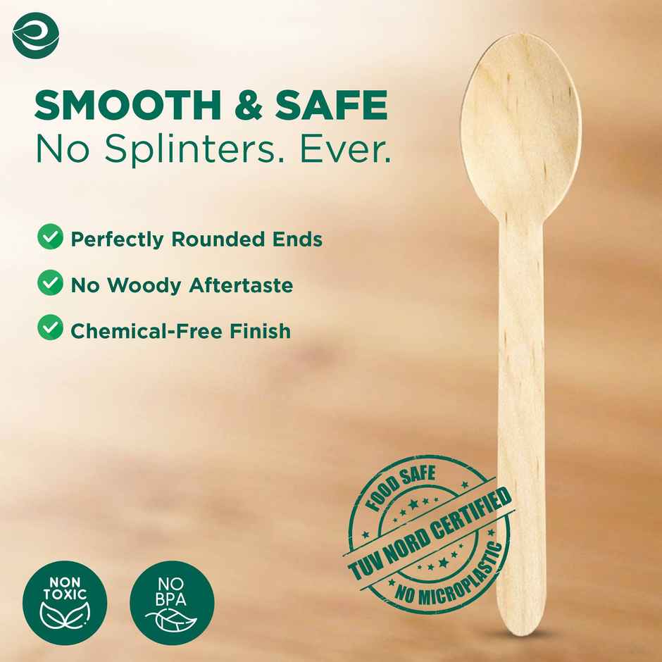 Eco Soul 140mm | 50 Count | Disposable Spoon