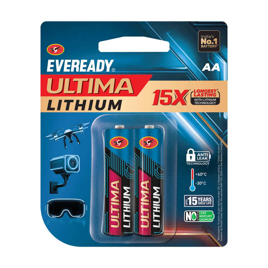 Eveready Ultima Lithium Battery - AA