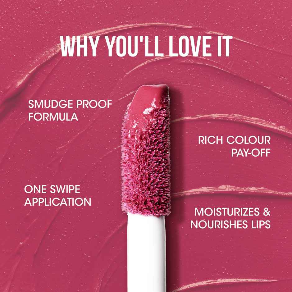 OG Beauty Moisture Lock Liquid Lipstick - 06 Berry Blossom