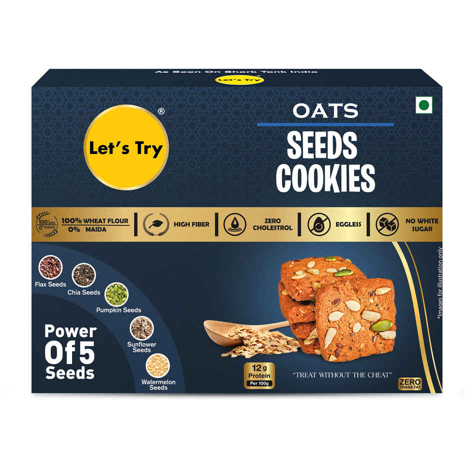 Let's Try Oats Seeds Cookies