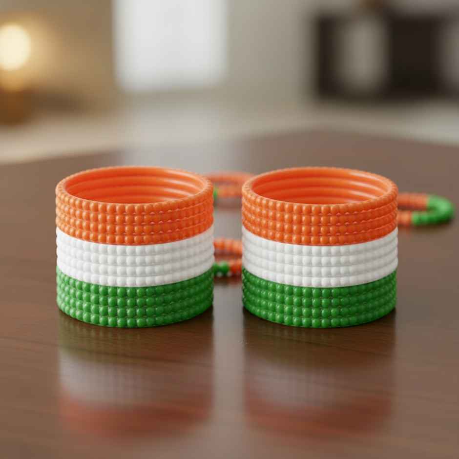 Tricolor Bangles Set | Pack of 2 | Special You