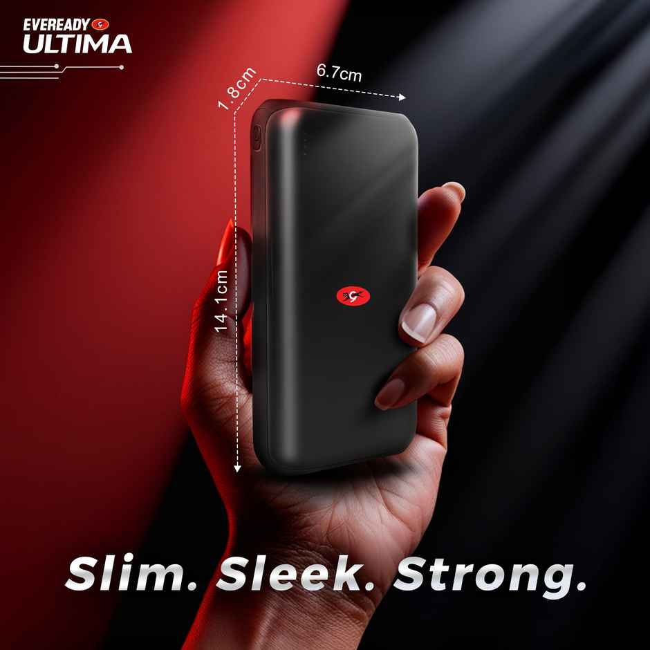 Eveready Ultima 10000 mAh Regular | Power Bank With Cable and Analog Display - PB01