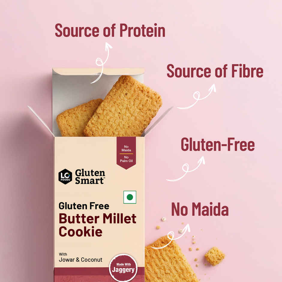 Lo Foods Gluten Free Butter Millet Cookies