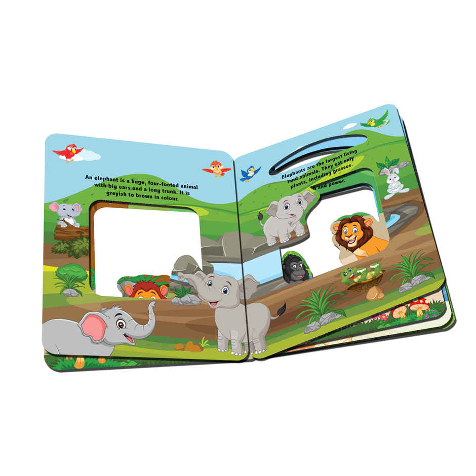 Die Cut Window Board Book - In the Jungle