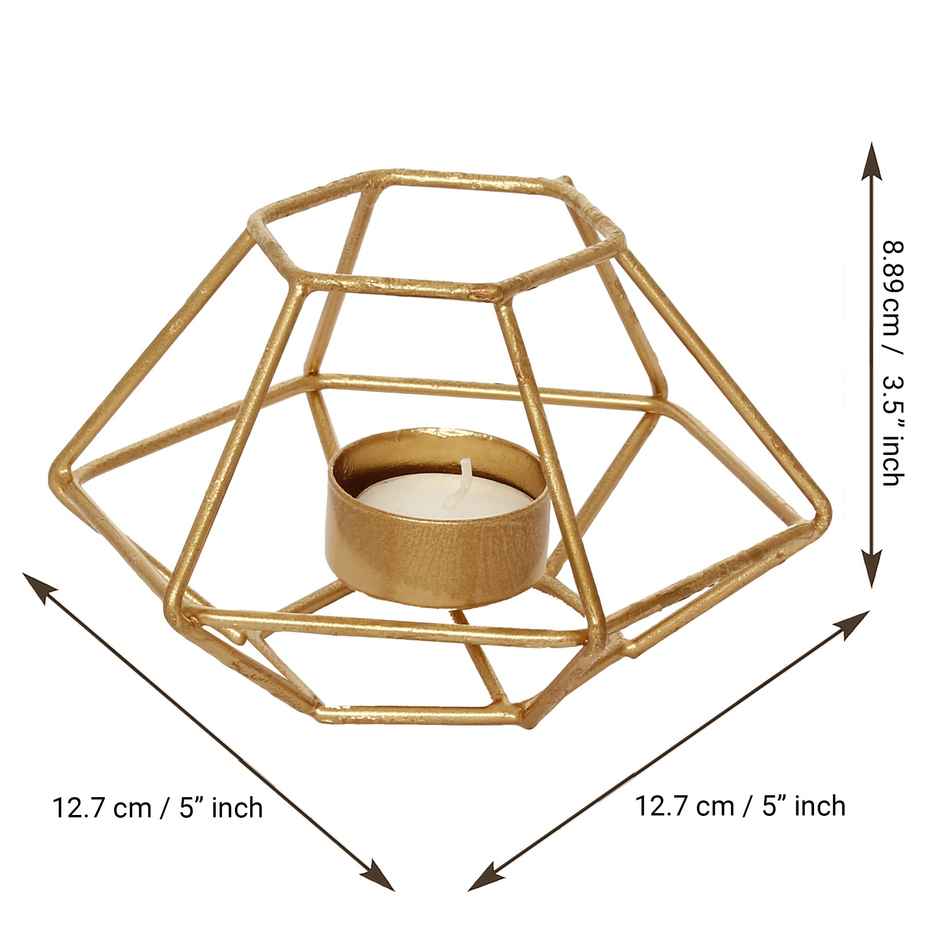 eCraftIndia Decorative Handcrafted Metal Tea Light Holder