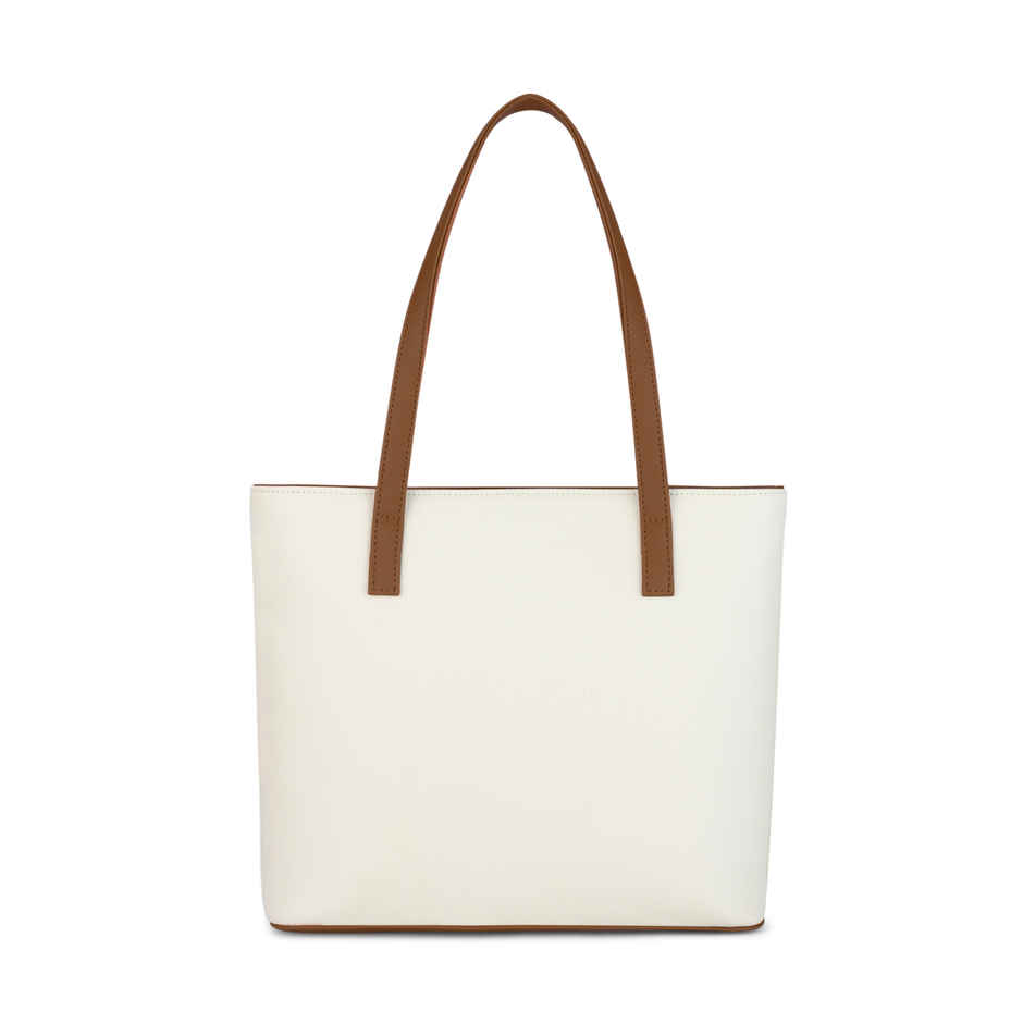 Lavie Women's Colourblock Jossie Tote Handbag | Off White