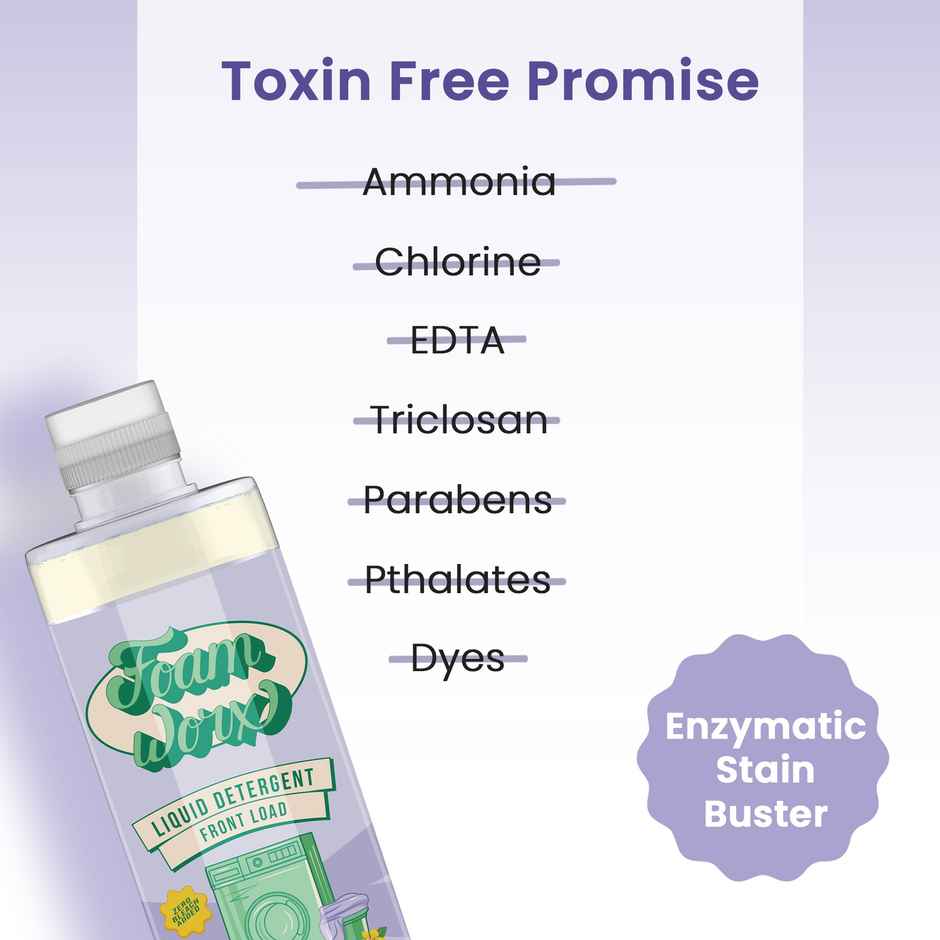 Foamworx Himalayan Wildflower Front Load Detergent Liquid