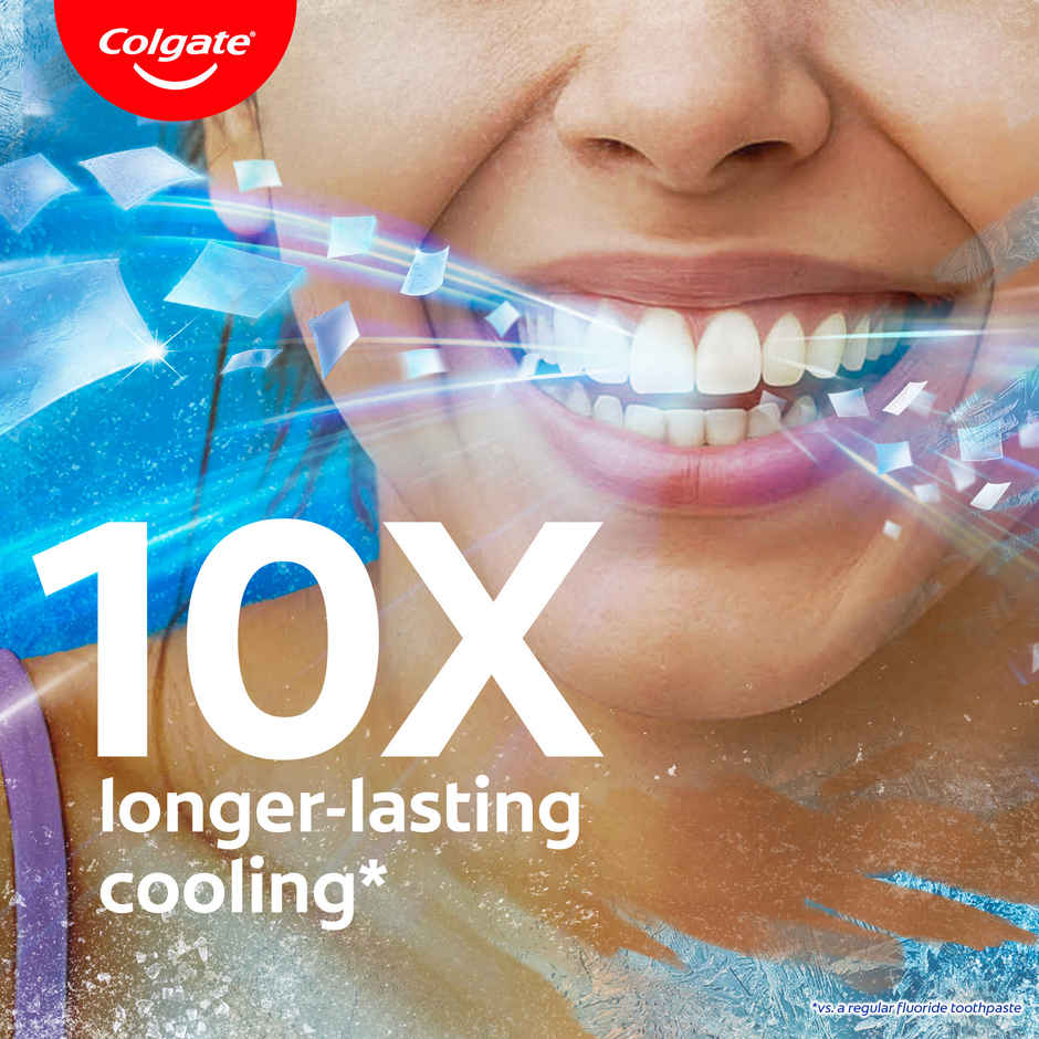 Colgate MaxFresh Toothpaste Blue Gel with Menthol for Super Fresh Breath Peppermint Ice